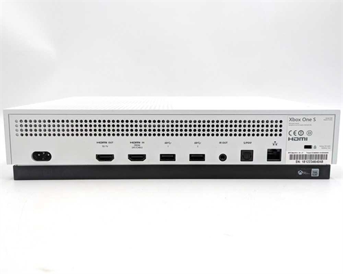 XBOX One S - Hvid - Komplet I Æske - 1 TB HDD - Konsol - SNR 053043684216 (A Grade) (Genbrug)